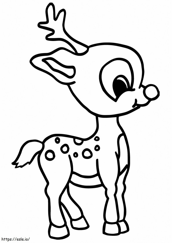 1526606508 The Cute Baby Deer A4