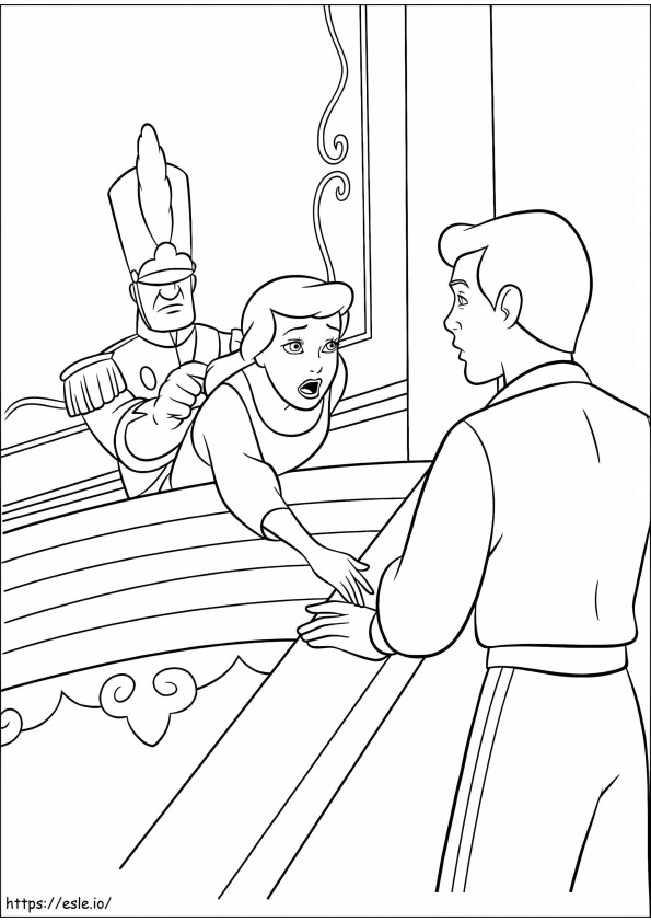 Cinderella Needs Help coloring page