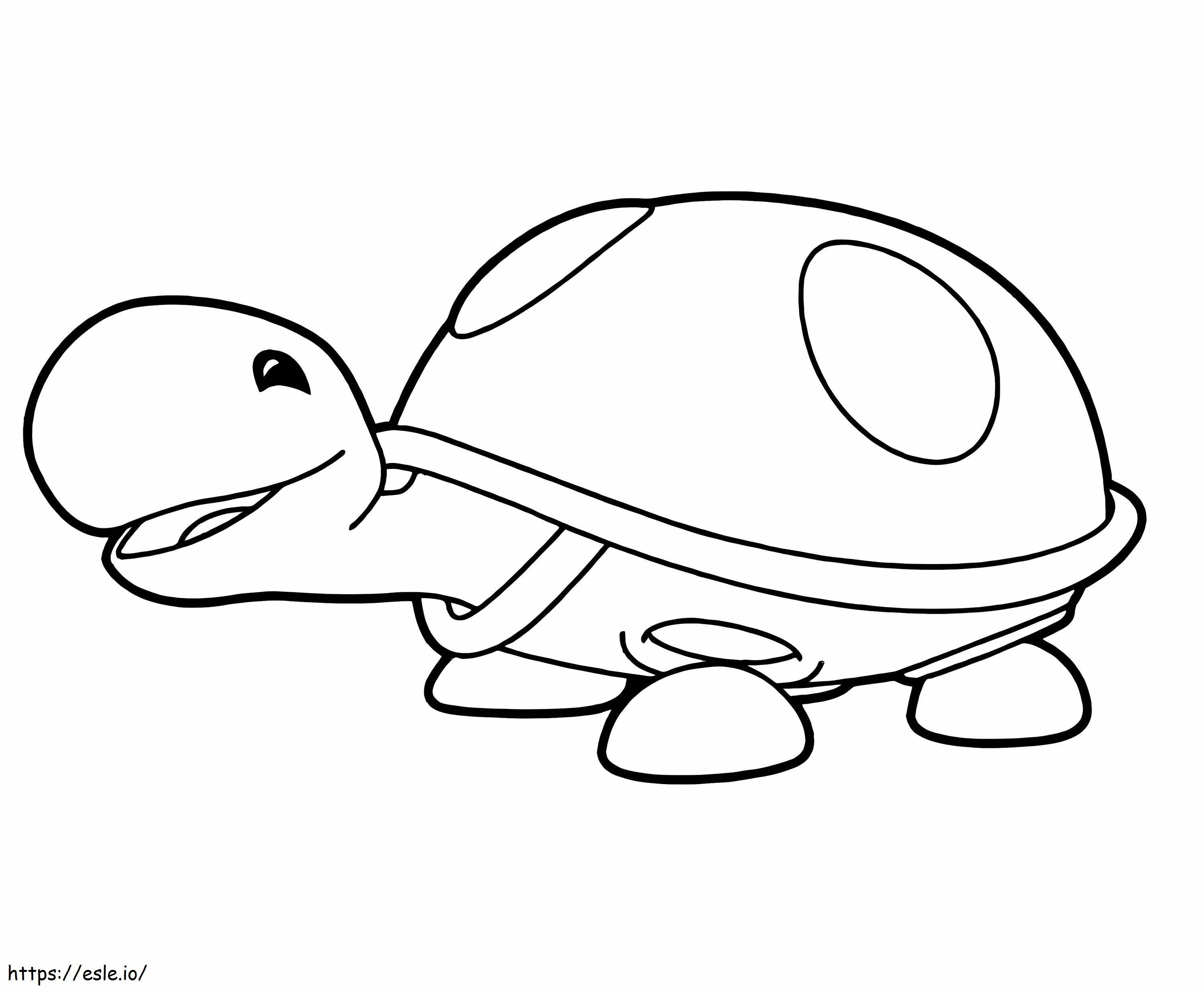 Tortoise From Uki coloring page