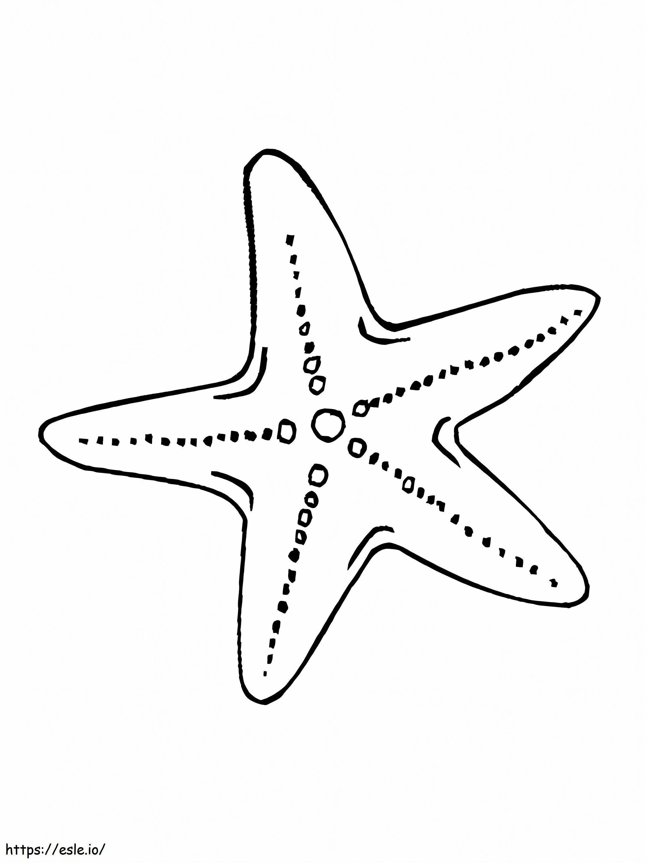 patricio estrella de mar para colorear