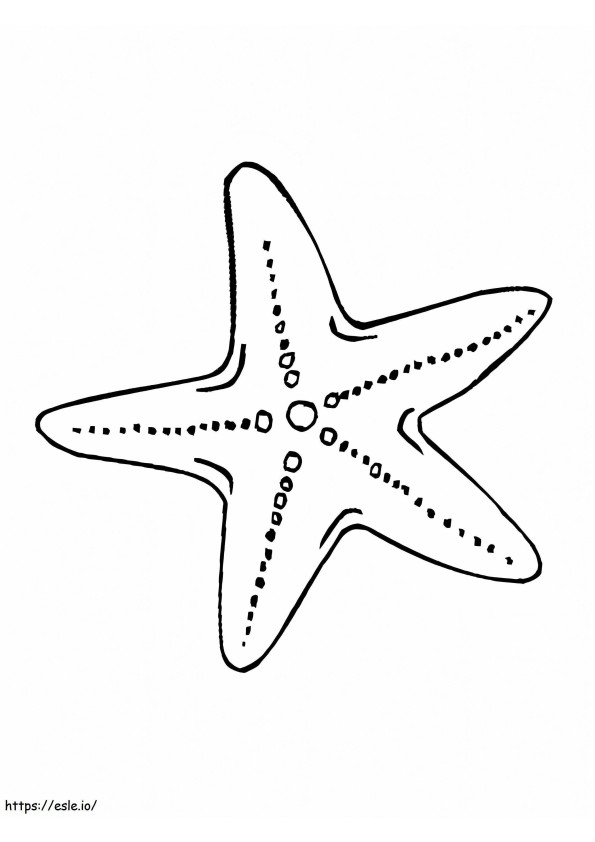 Coloriage Patrick Étoile de mer à imprimer dessin