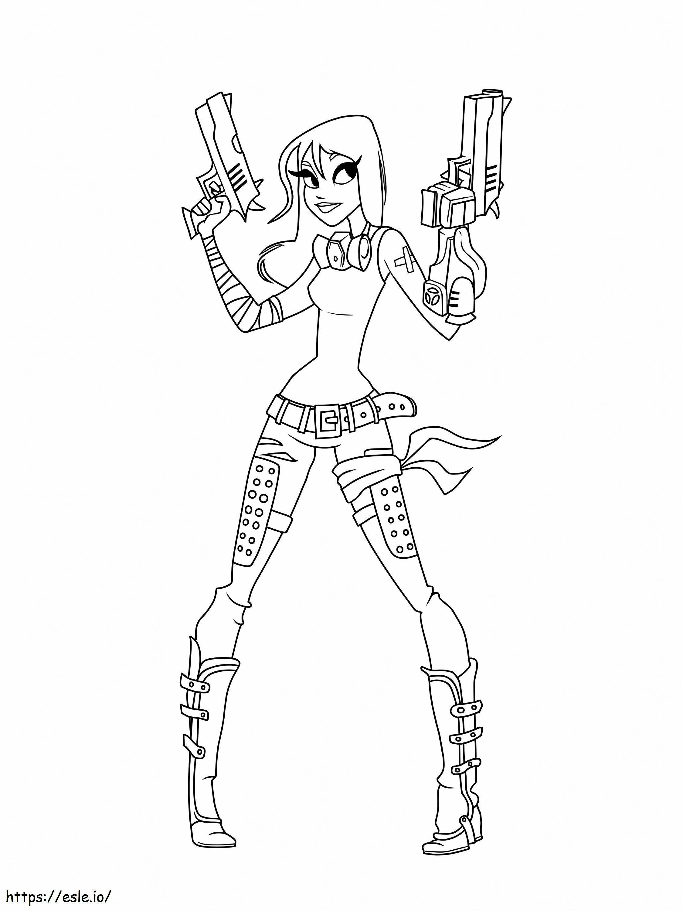 Fortnite 3 coloring page