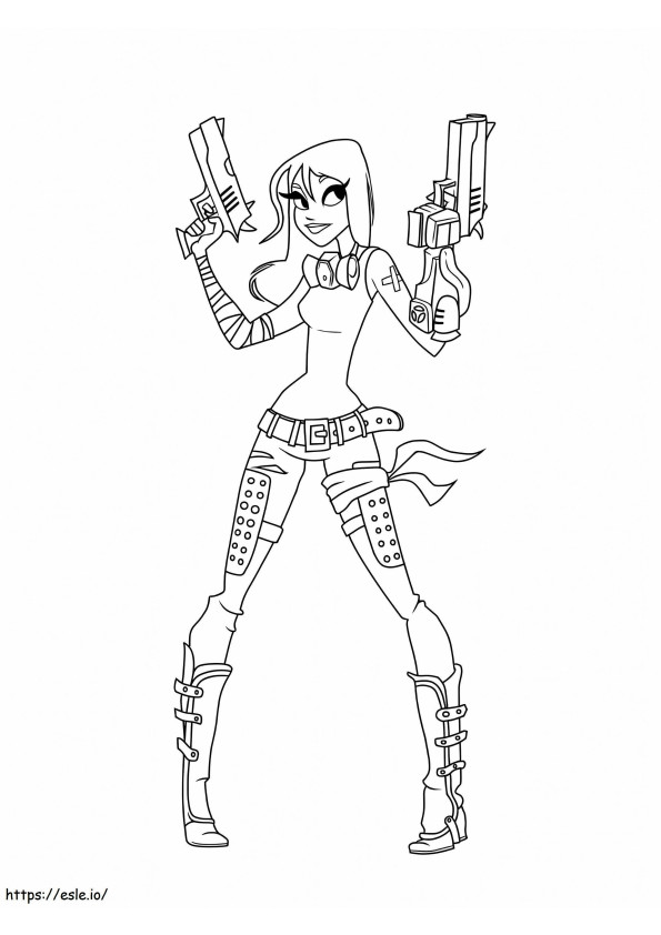 Fortnite 3 coloring page