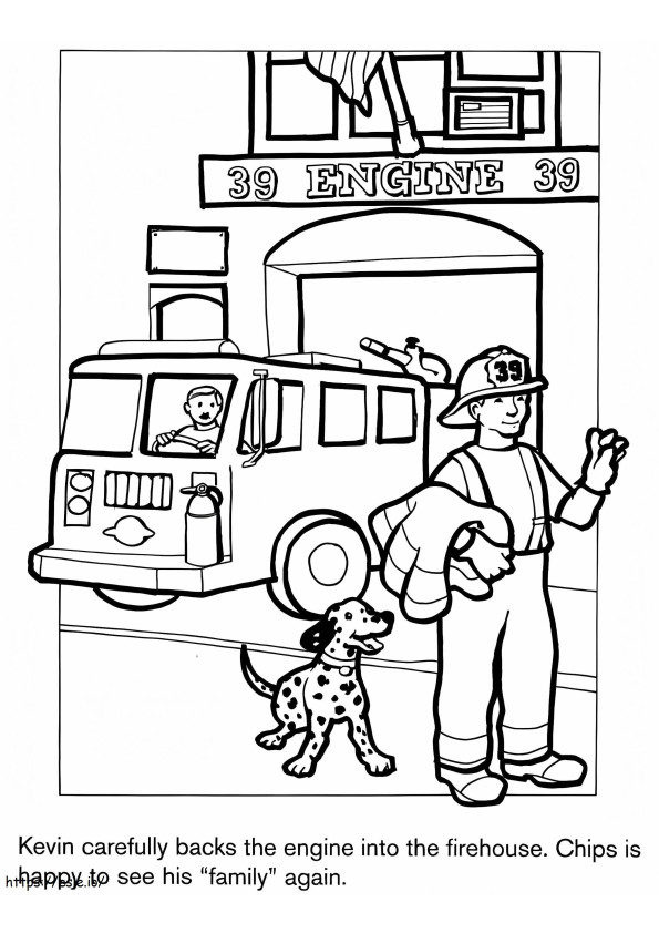 Free Fire Station coloring page