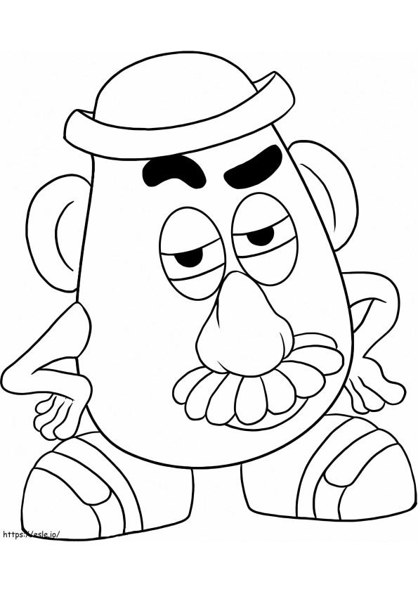 Free Mr. Potato Head To Print coloring page