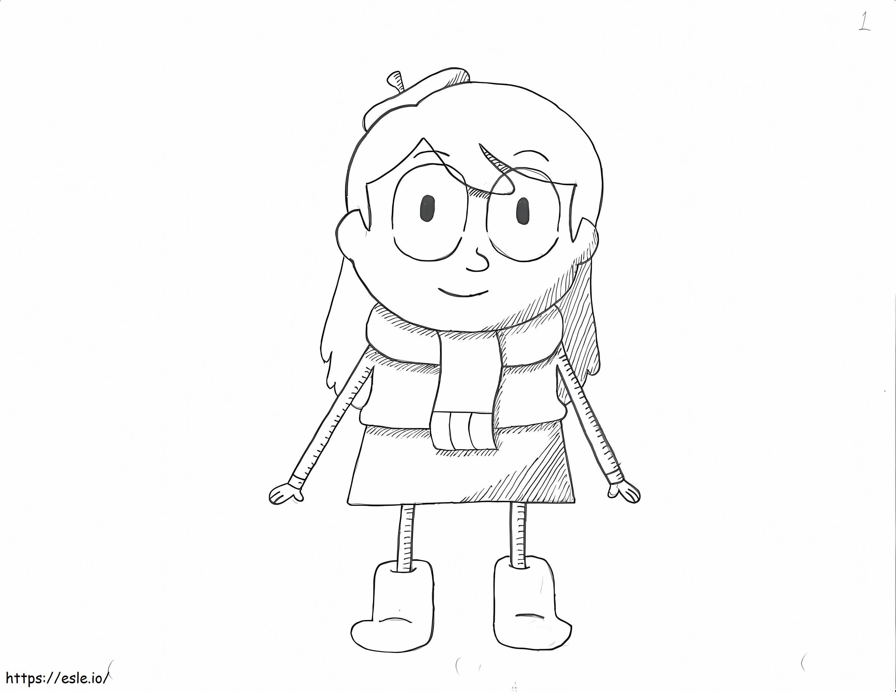 Hilda Drawing coloring page