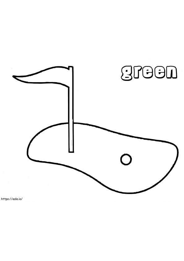 Golf Course coloring page