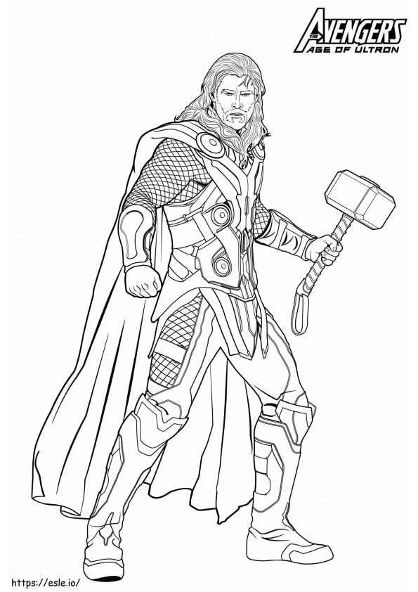 Thor 5 696X1024 coloring page