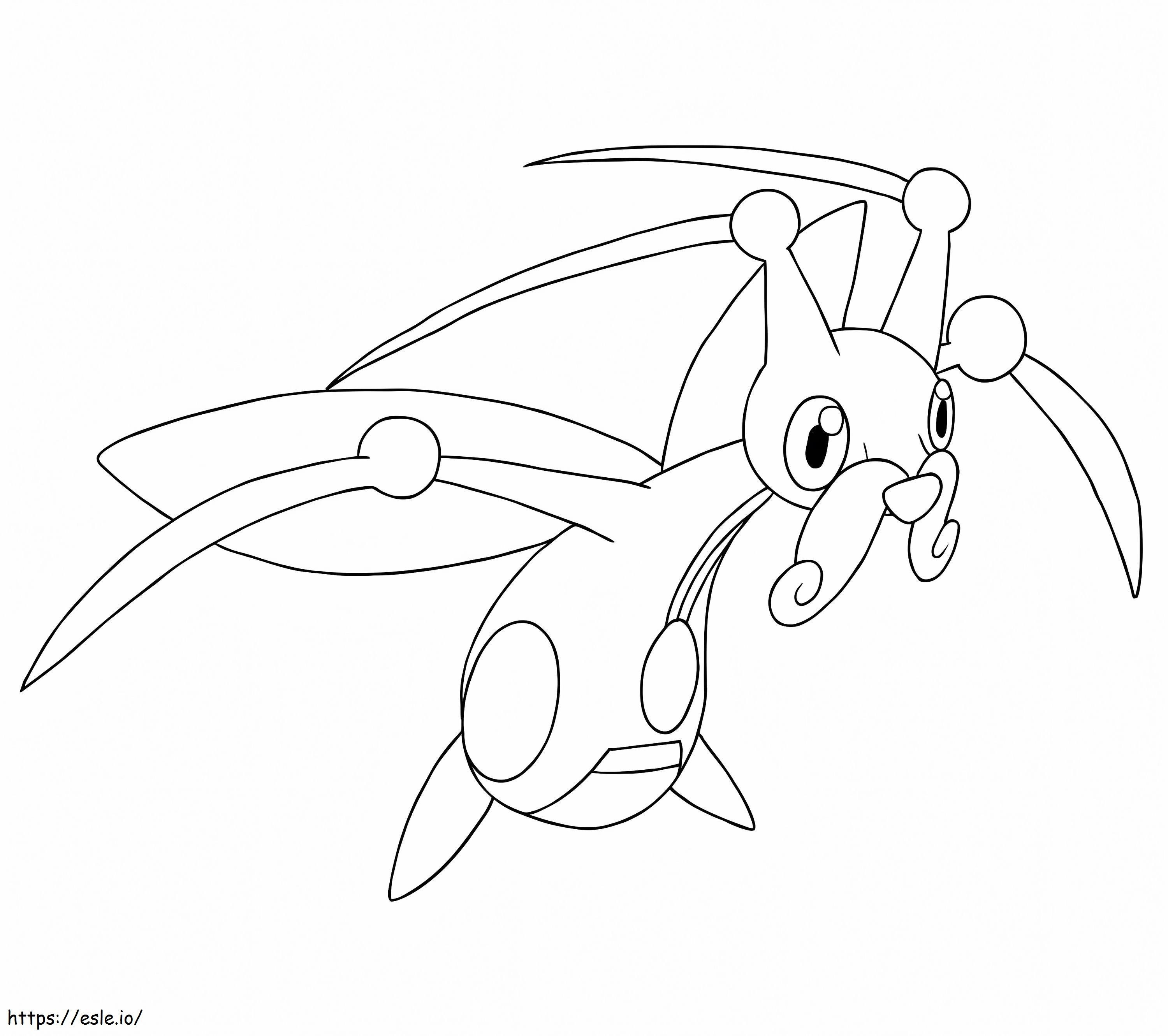 Coloriage Pokemon kricketune à imprimer dessin