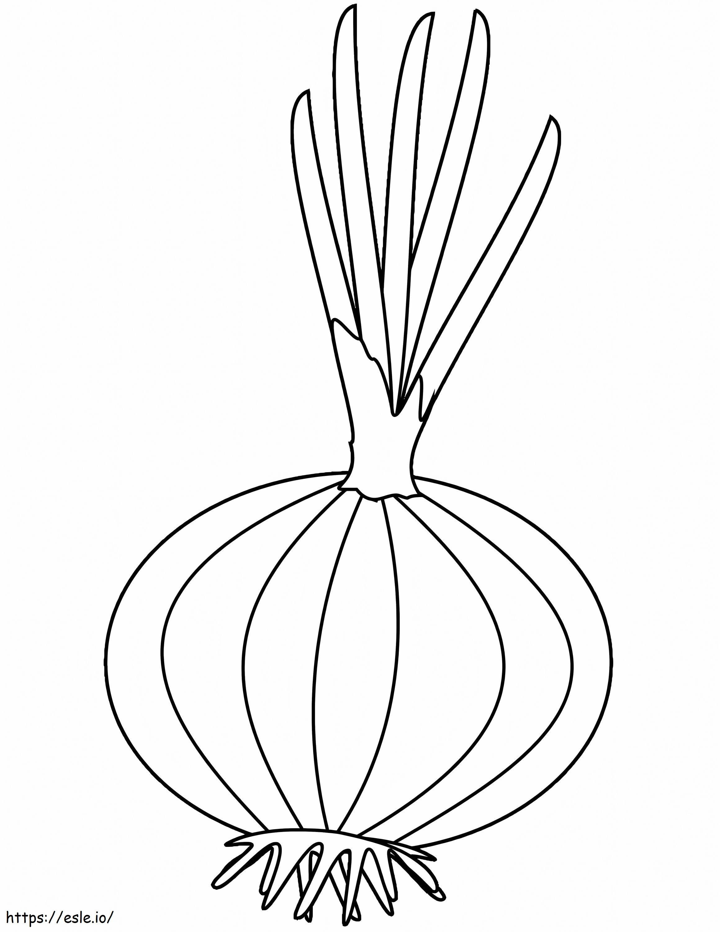 Good Onion coloring page