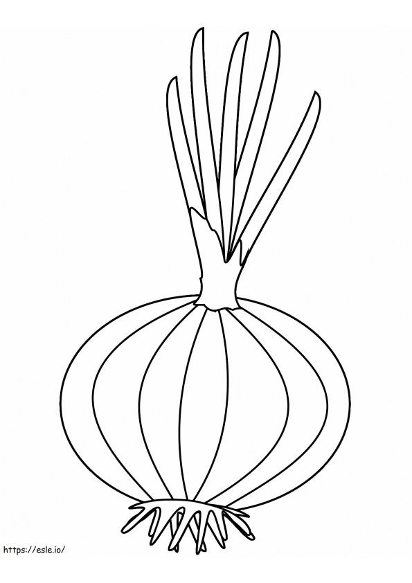 Good Onion coloring page
