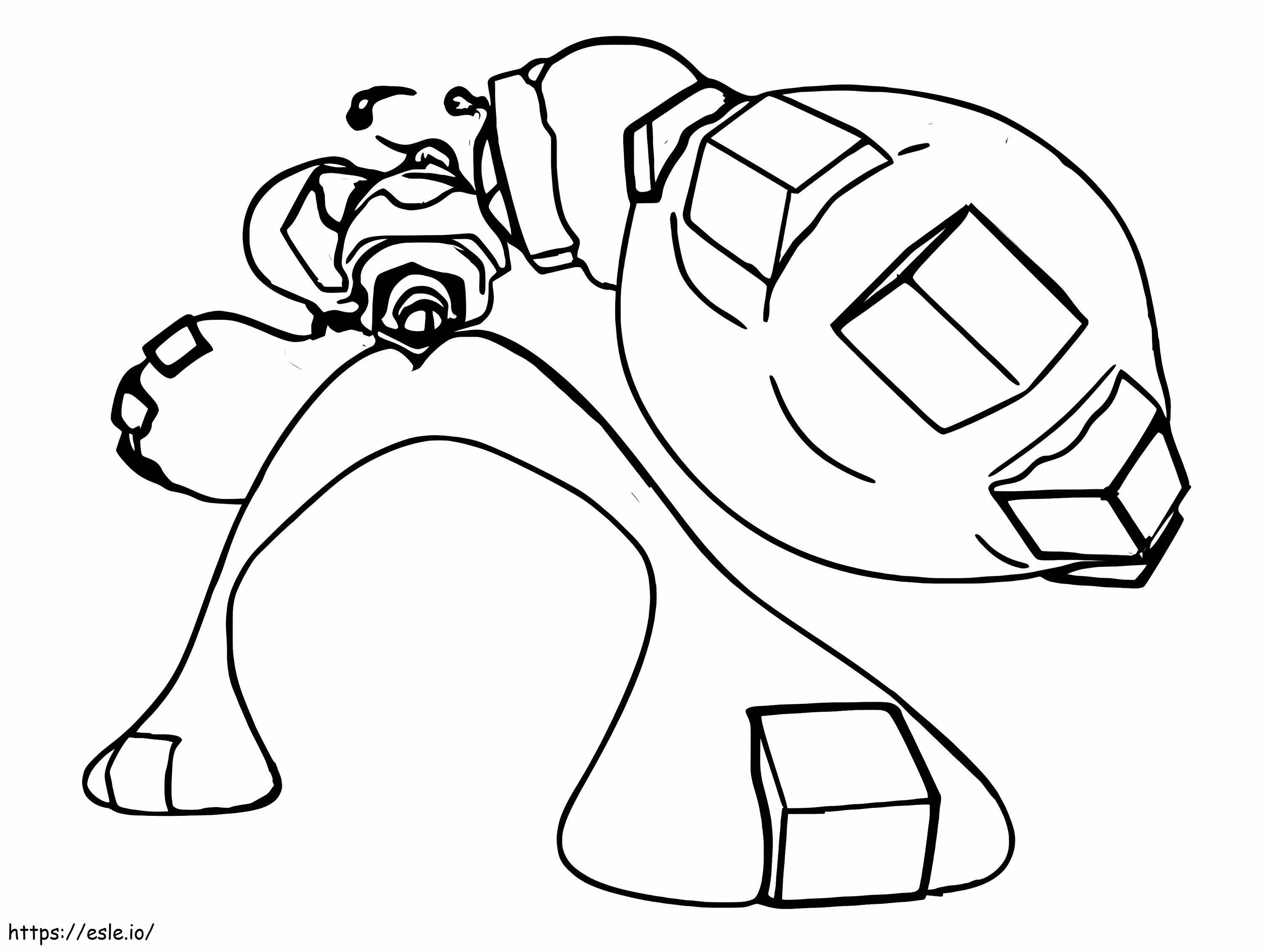 Pokémon Melmetal 2 da colorare