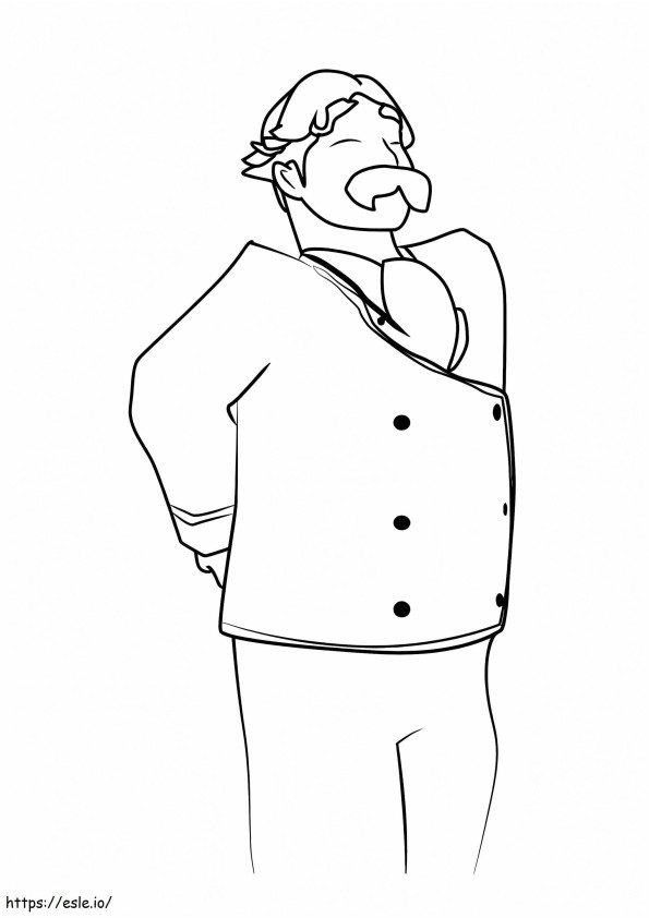 Peter Port From RWBY coloring page
