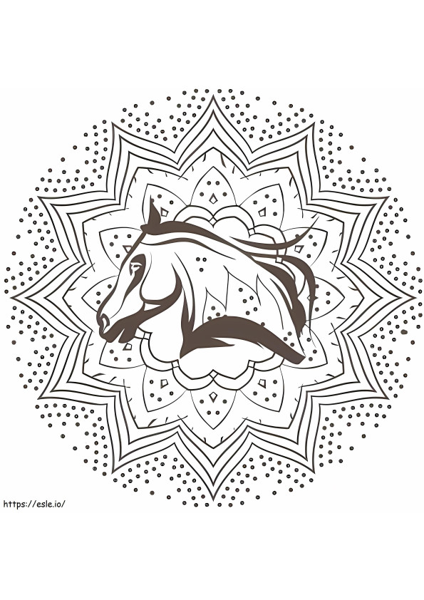 Mandala Cheval