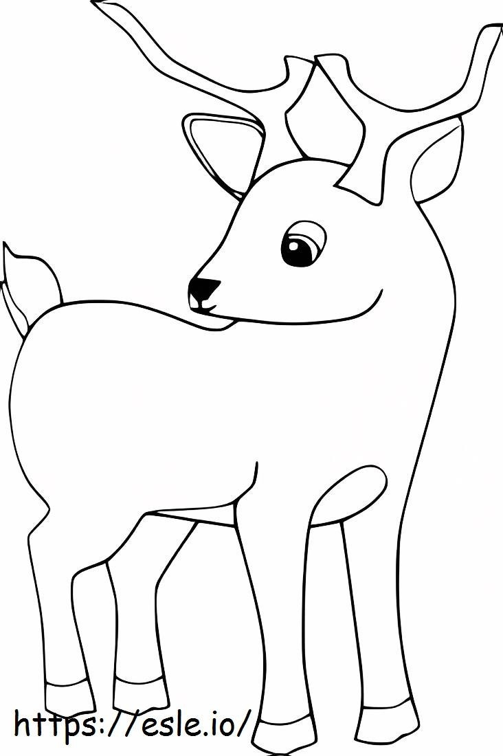 Good Deer coloring page