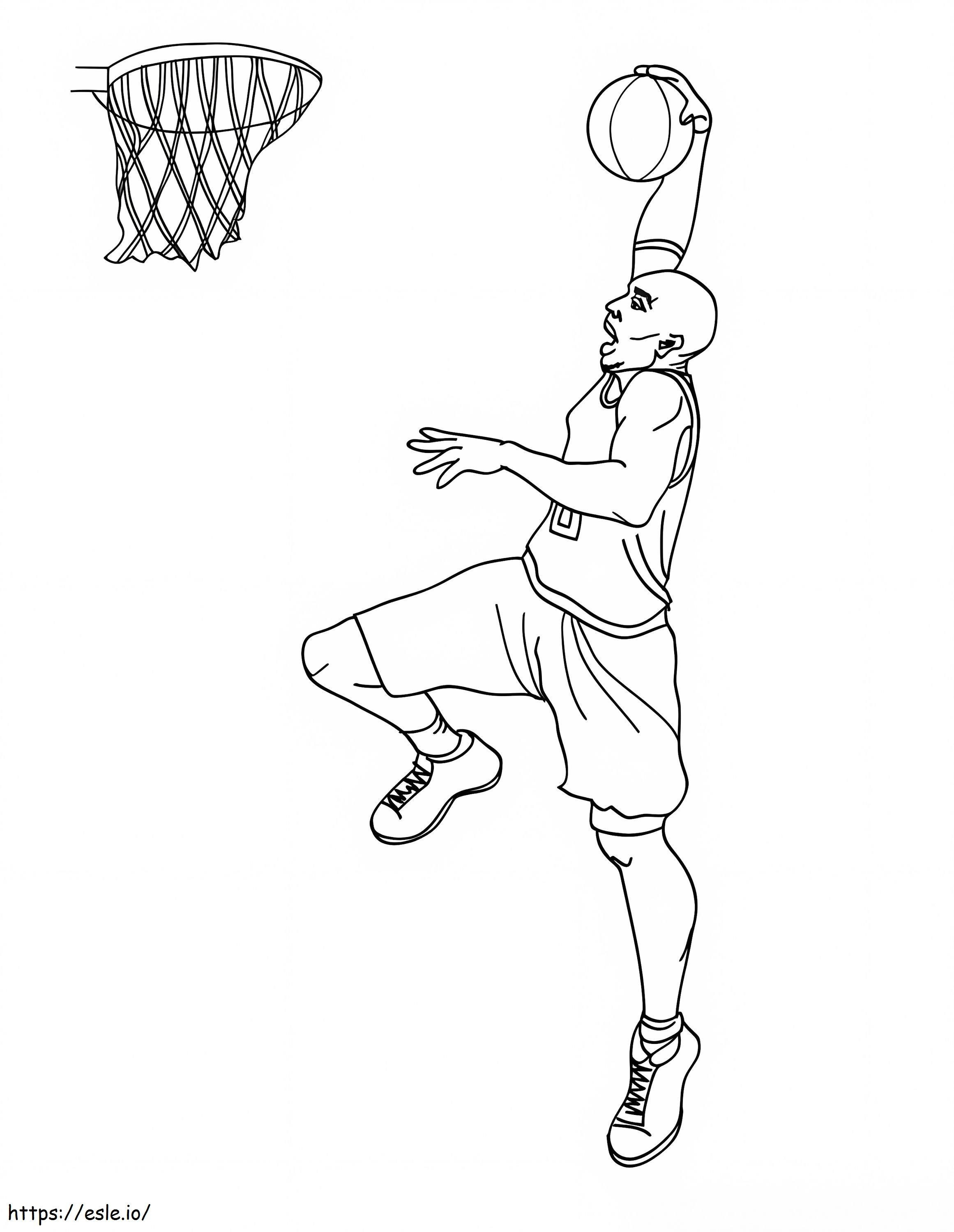 Kobe Bryant grátis para imprimir para colorir