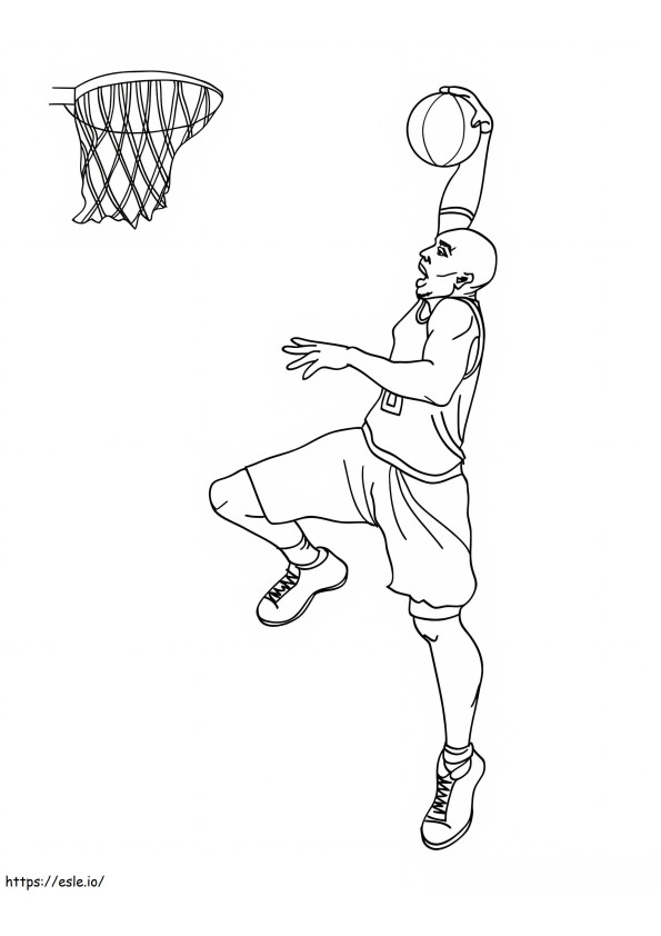 Ücretsiz Kobe Bryant'ı Yazdırmak İçin boyama