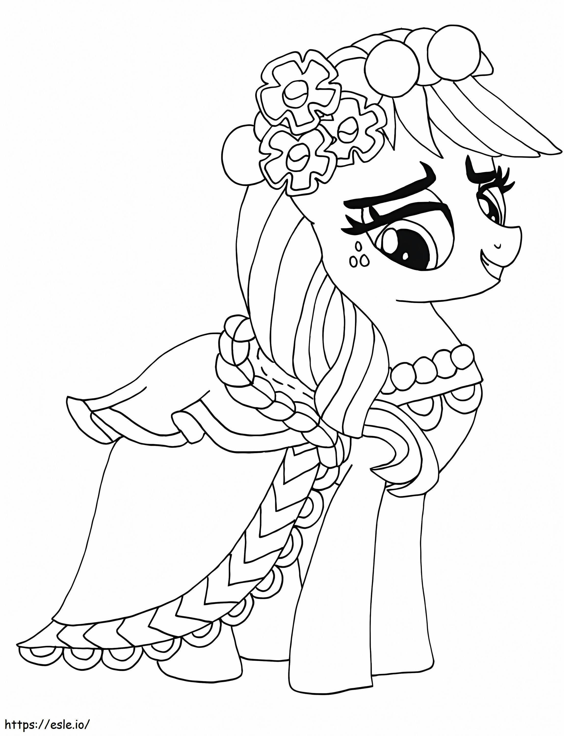 Applejack My Little Pony coloring page