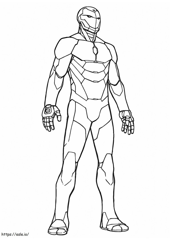 Iron Man 15 coloring page