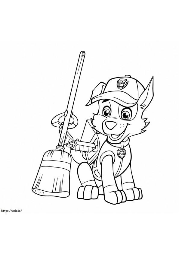 Rocky Paw Patrol 6 coloring page