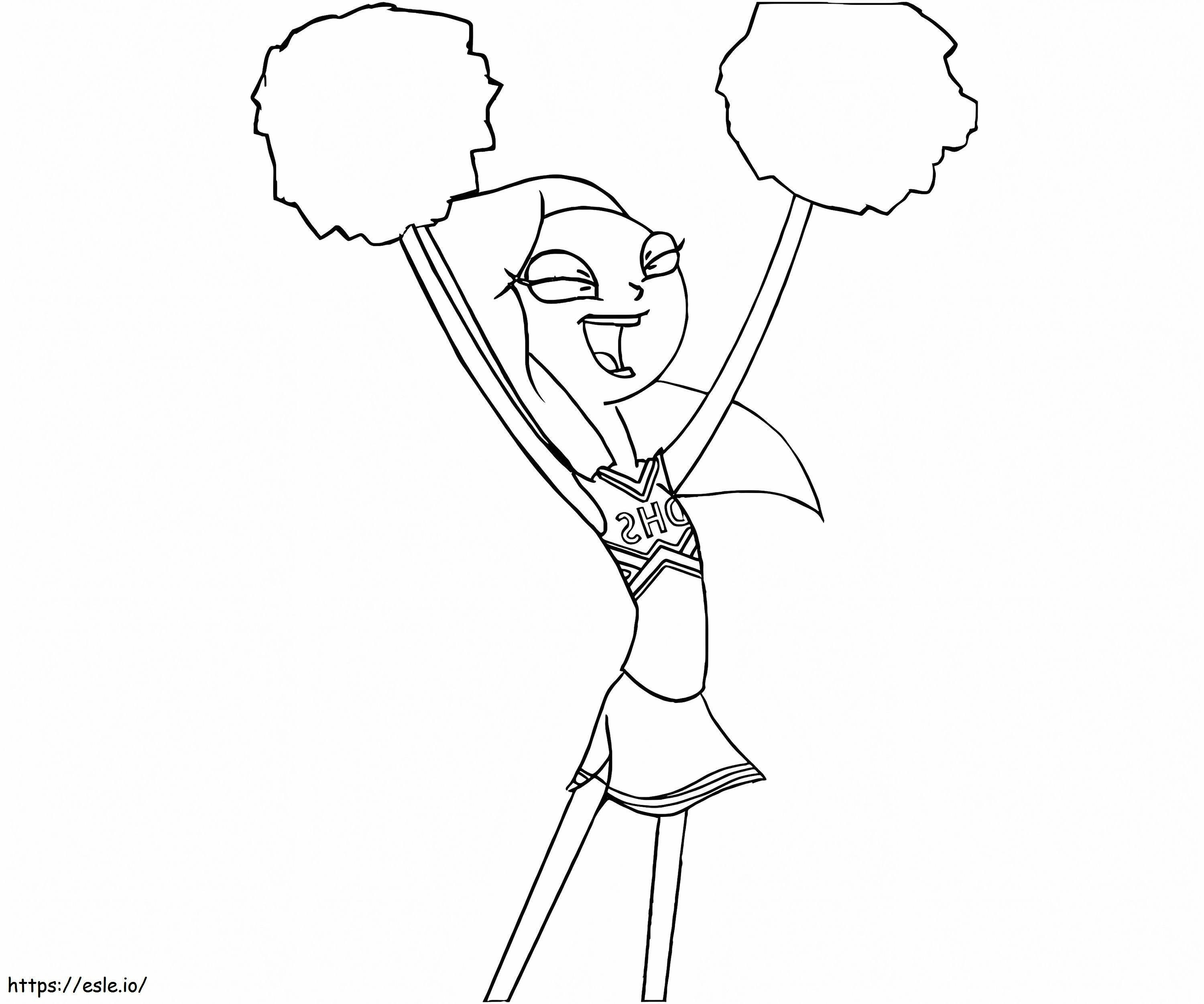Happy Candace coloring page