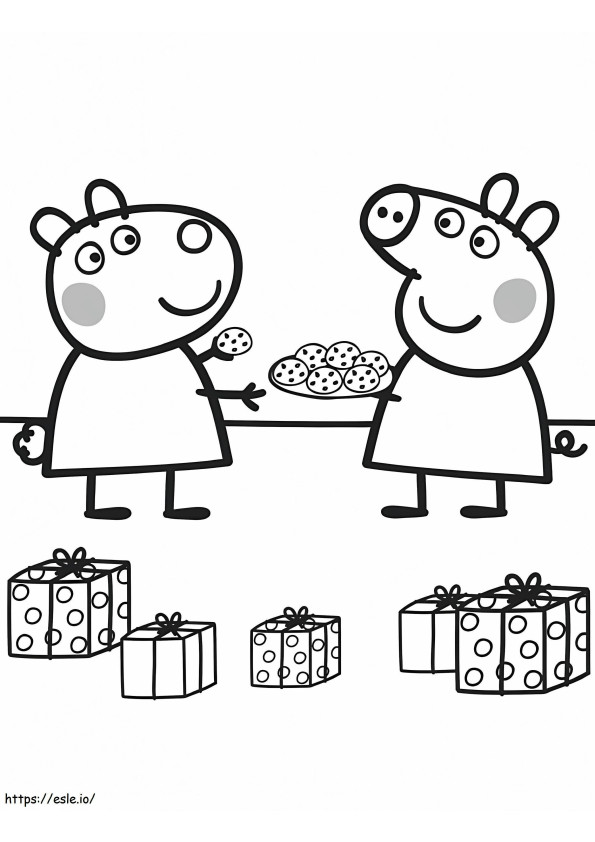 Peppa Pig Et Suzy 782X1024 coloring page
