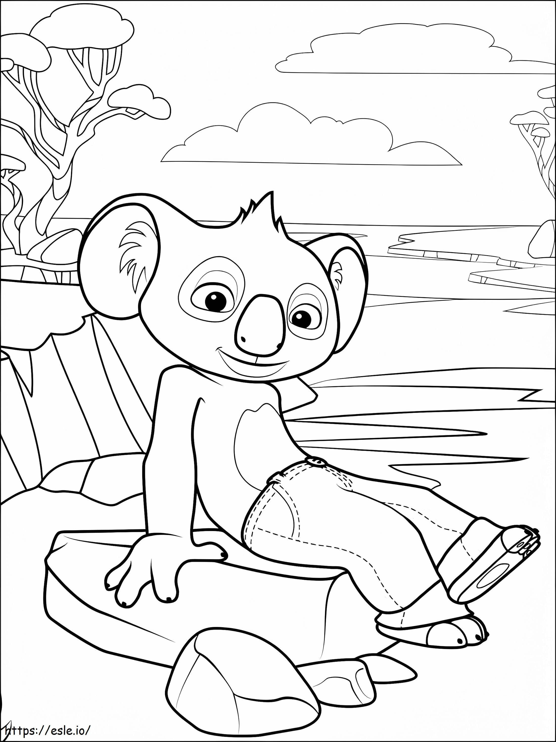 Blinky Bill 3 coloring page