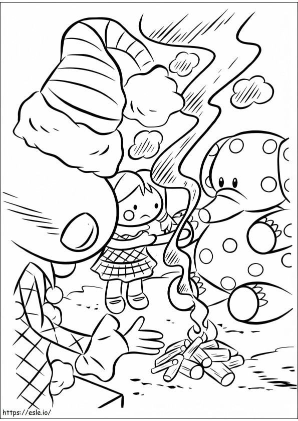 Toys From Rudolph coloring page