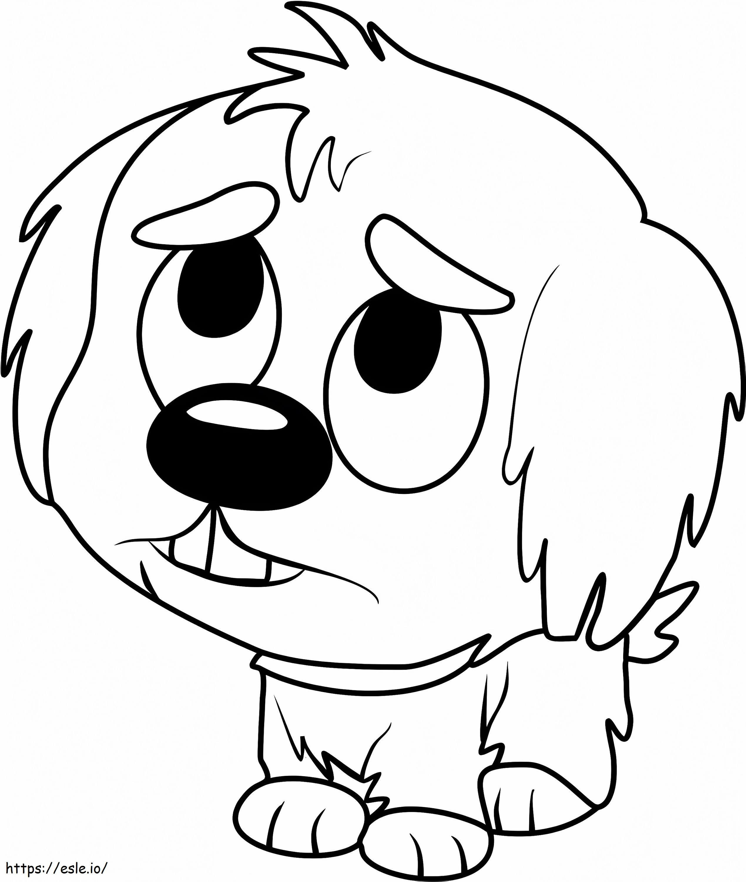 Shaggles From Pound Puppies coloring page