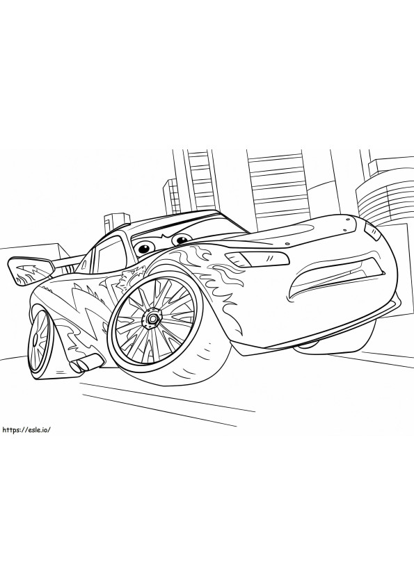 Lightning Mcqueen 5 coloring page