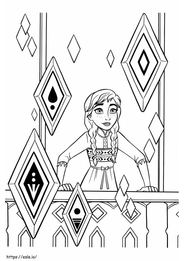 Frozen 2 Anna 3 683X1024 coloring page