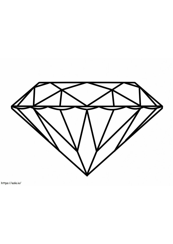 Diamante 2 para colorir