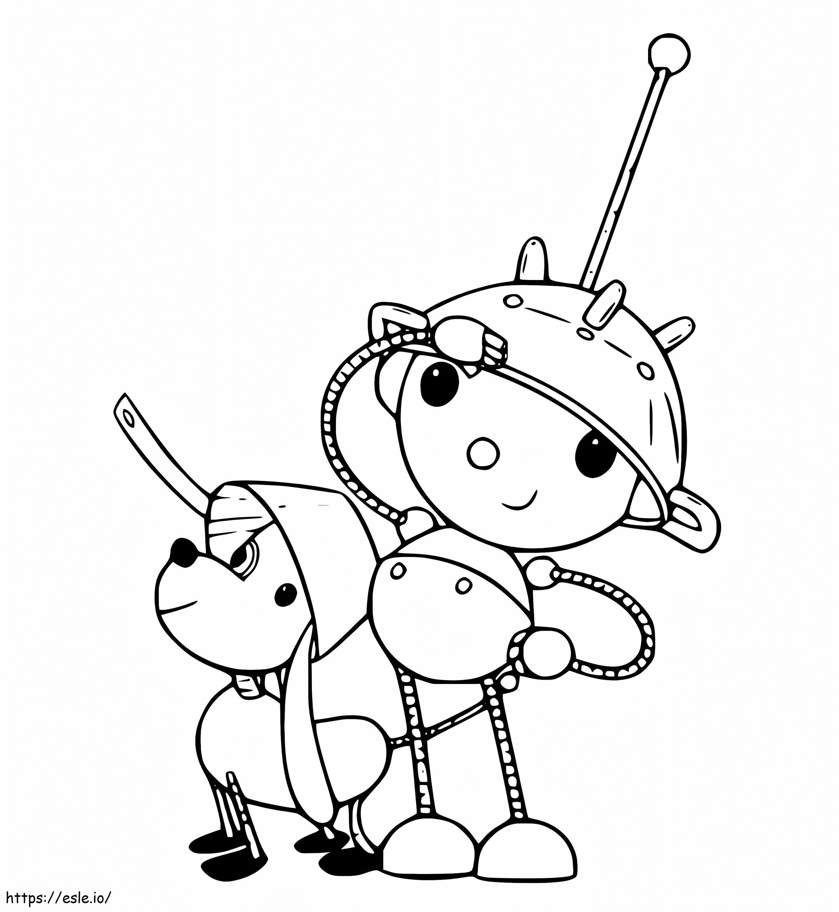 Spot And Oil Polie Coloring Page - Free Printable
