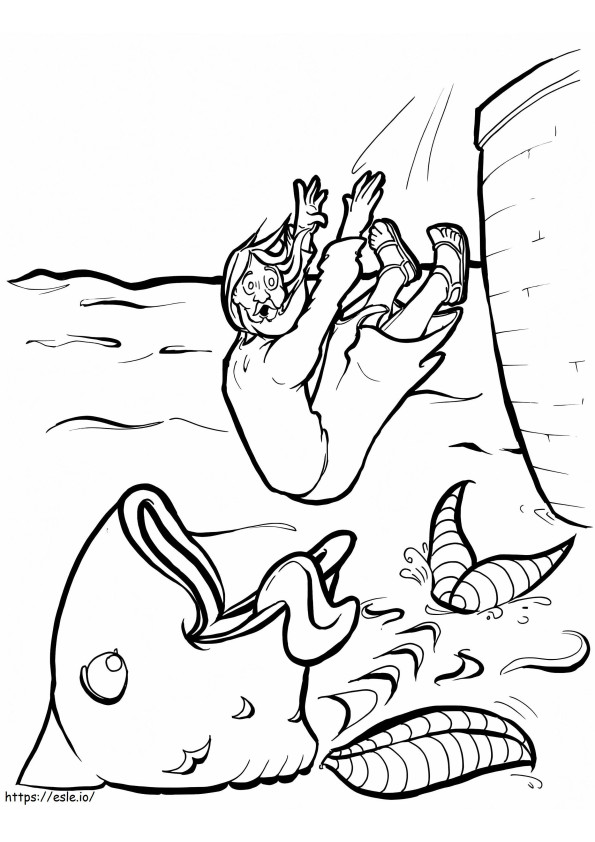 Jonah And The Whale 15 coloring page