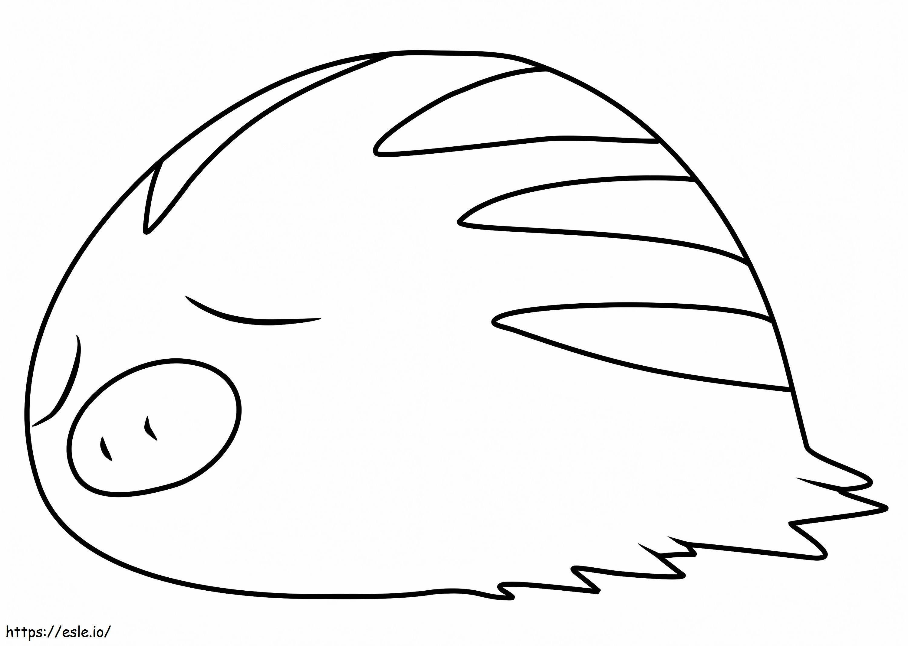 Pokemon Swinub coloring page