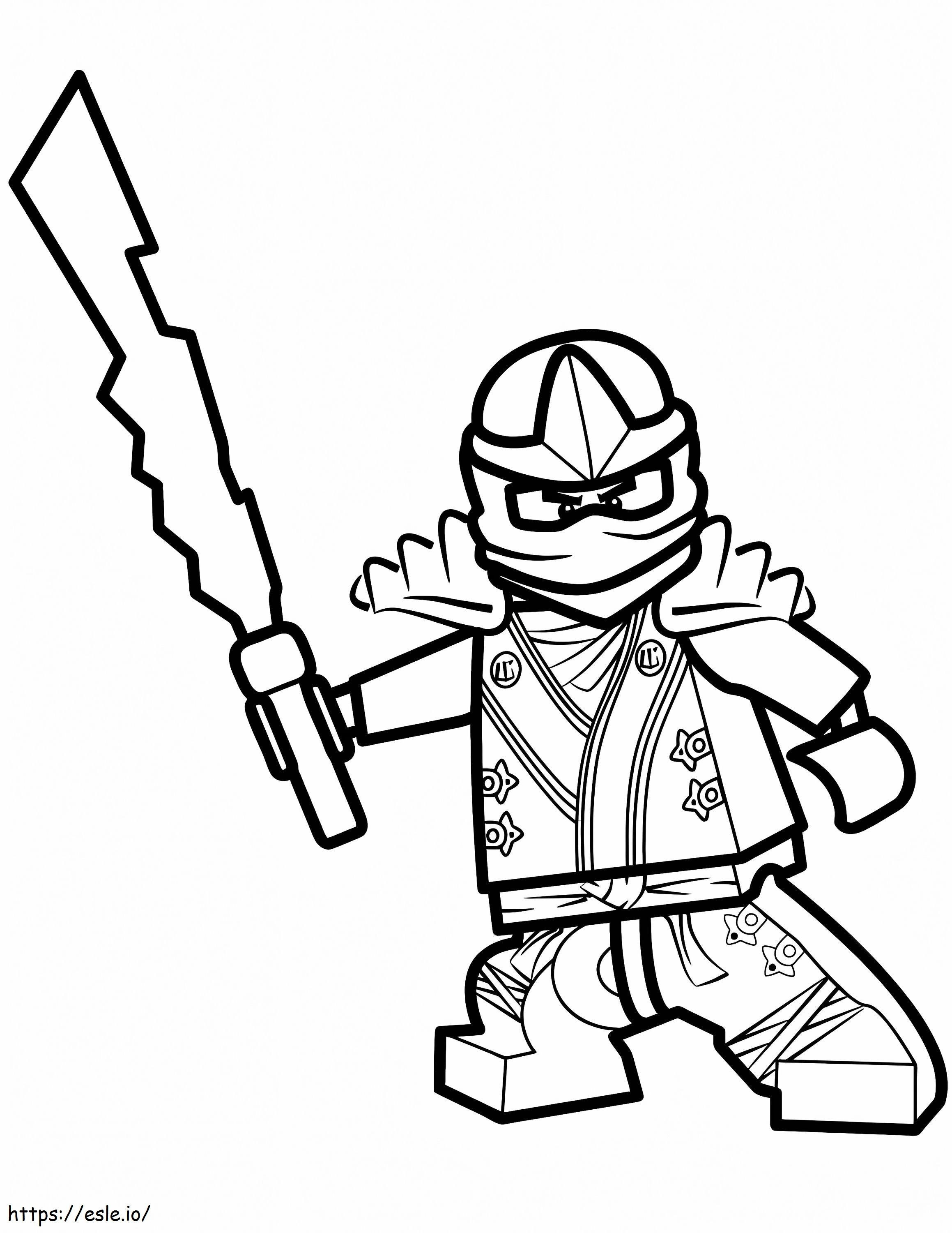 Free Ninjago coloring page