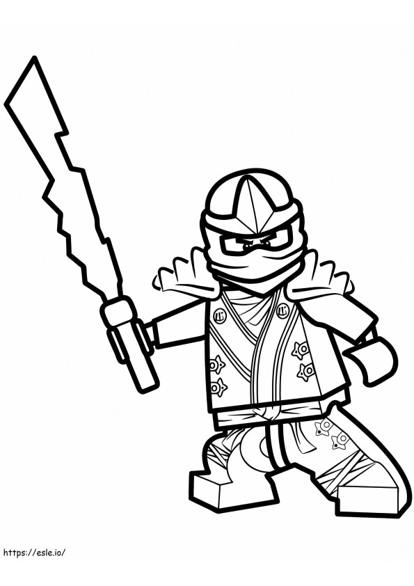 Free Ninjago coloring page