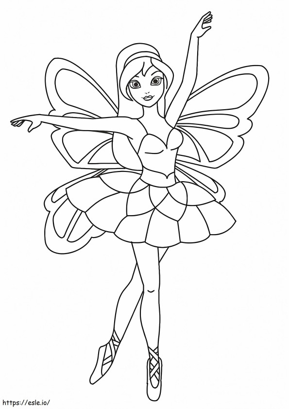 Fairy Dance coloring page