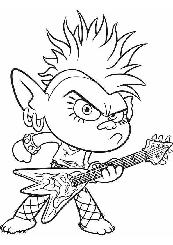 Queen Barb coloring page