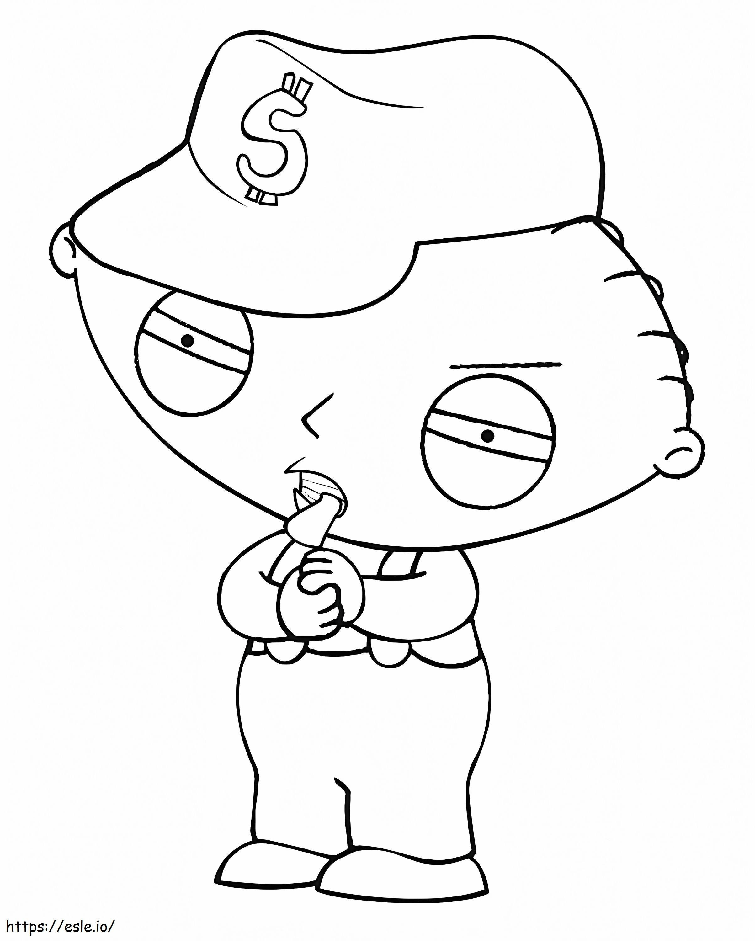 Stewie Griffin 5 para colorir