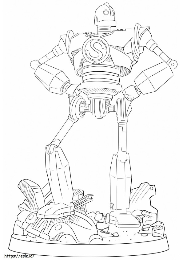 Iron Giant 1 coloring page
