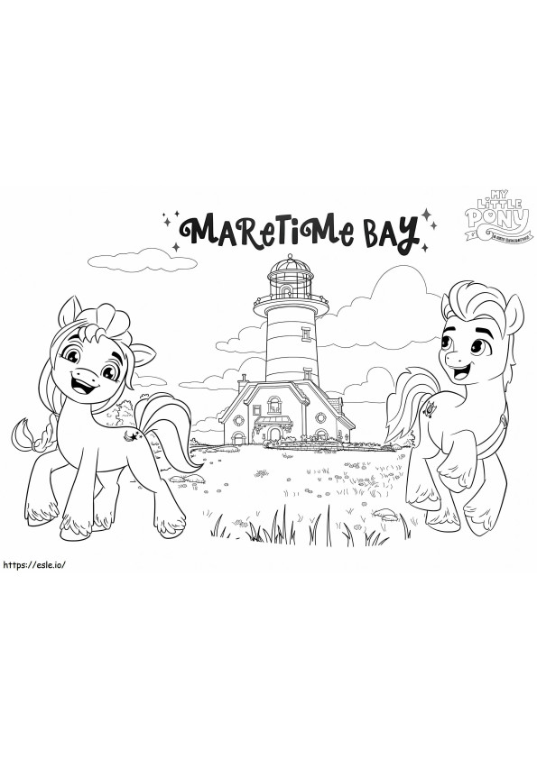 Maretime Bay coloring page