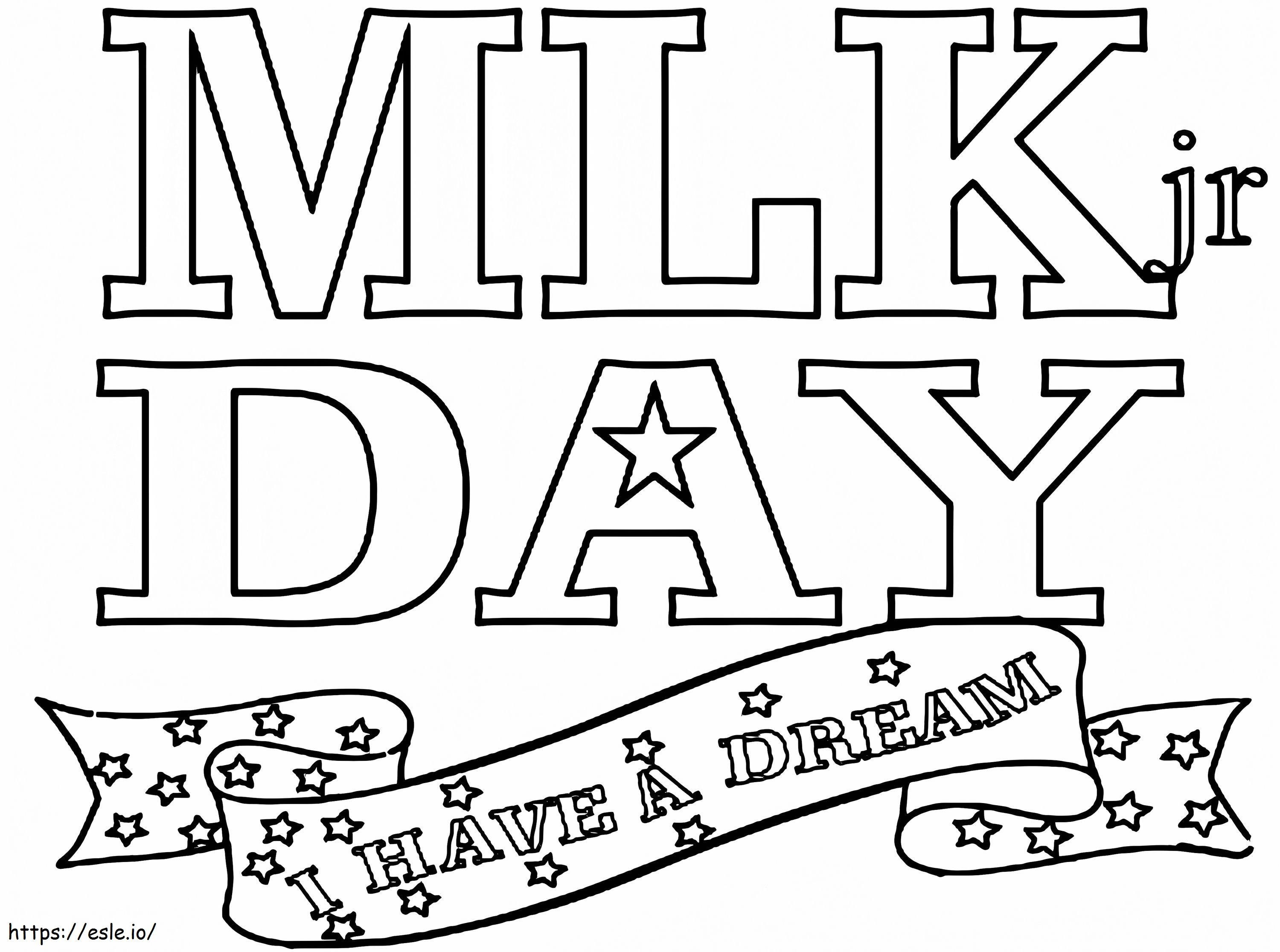 Martin Luther King Jr. Day 6 coloring page