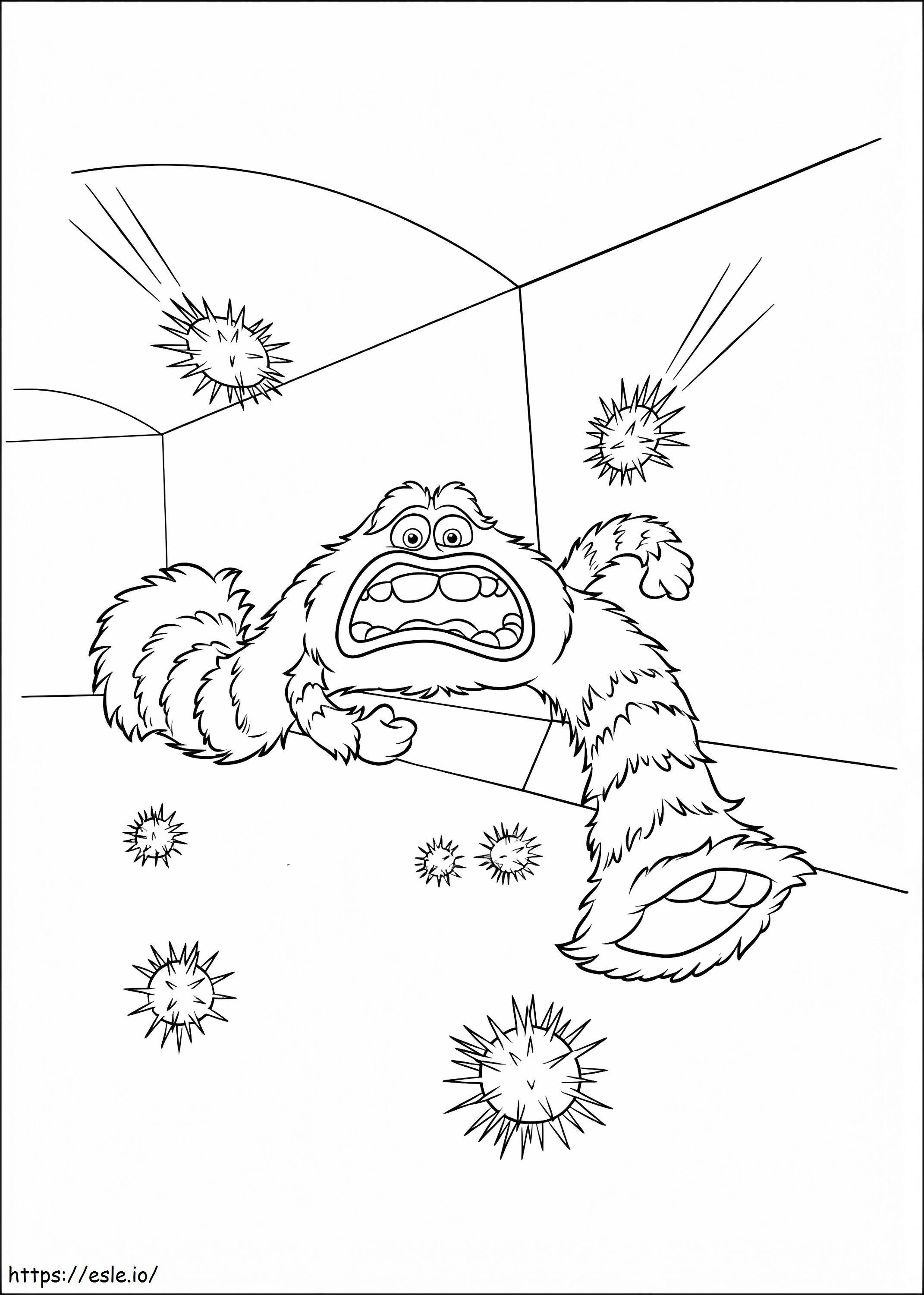 Art From Monsters University coloring page