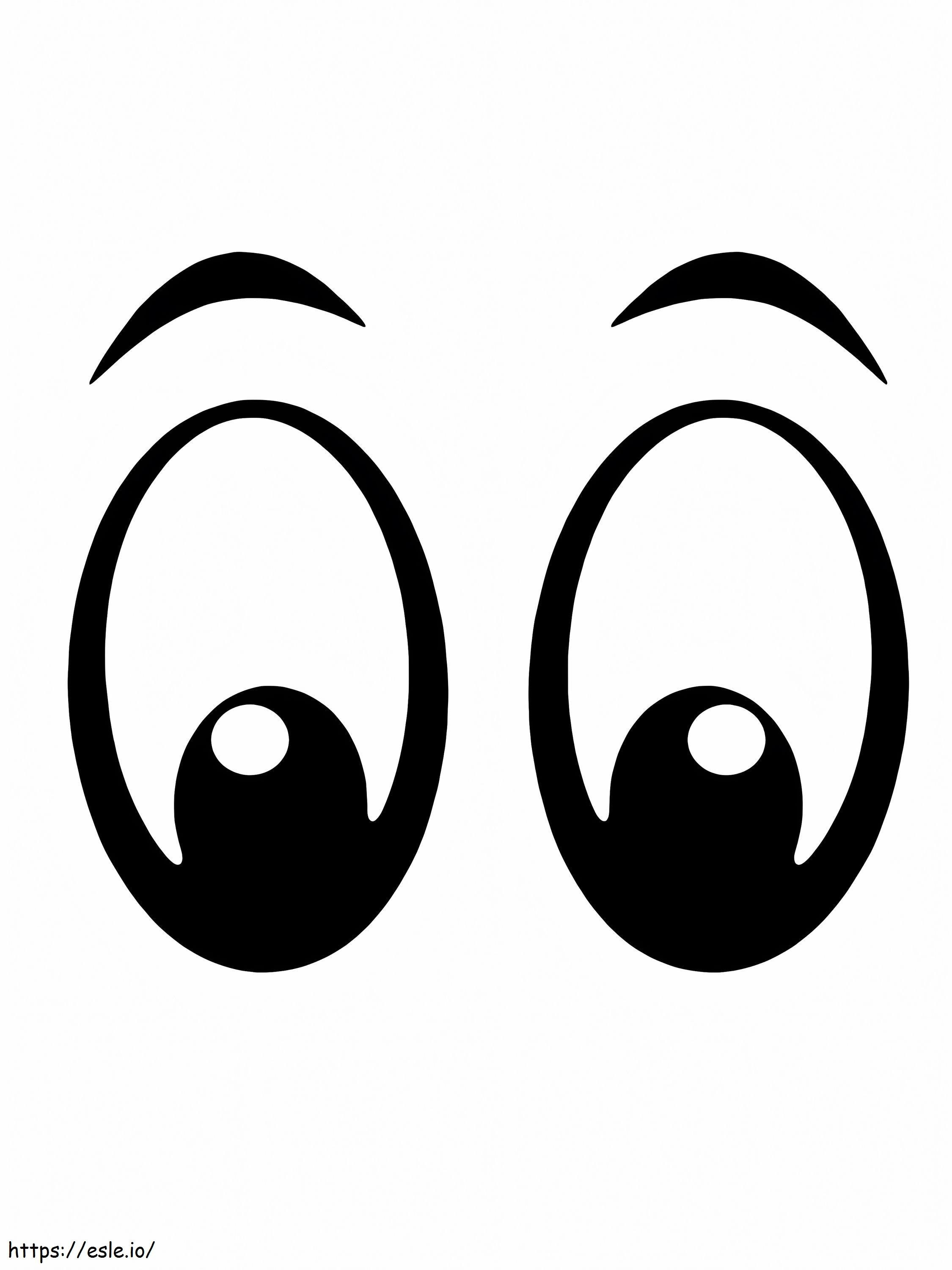 Funny Eyes coloring page
