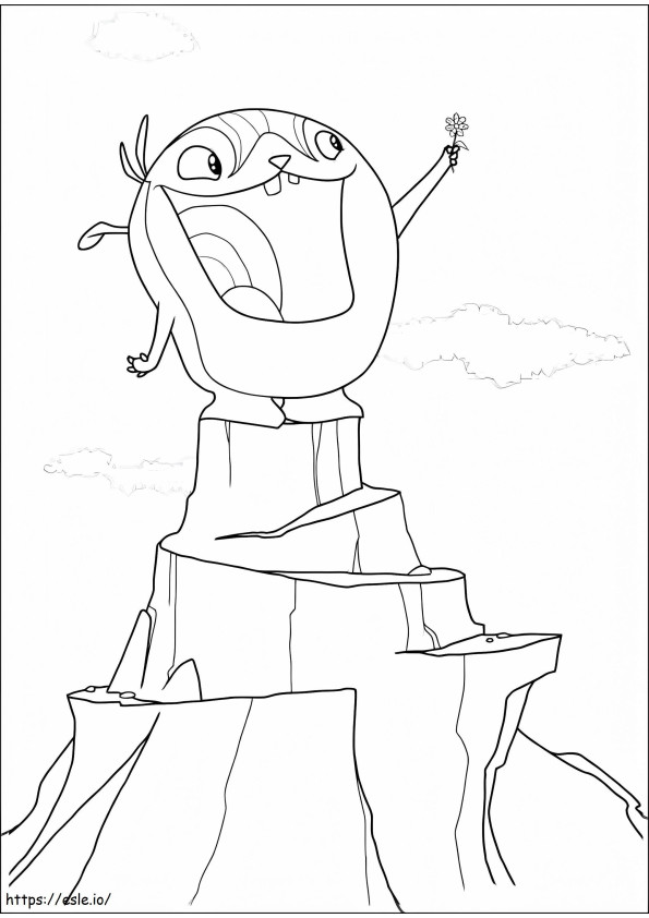 Borgelorp From Wallykazam coloring page