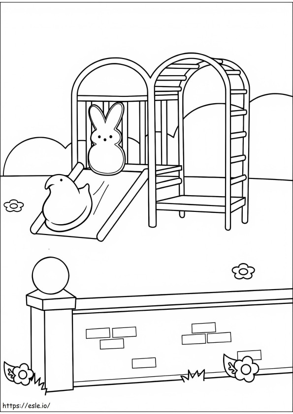 Marshmallow Peeps 1 coloring page