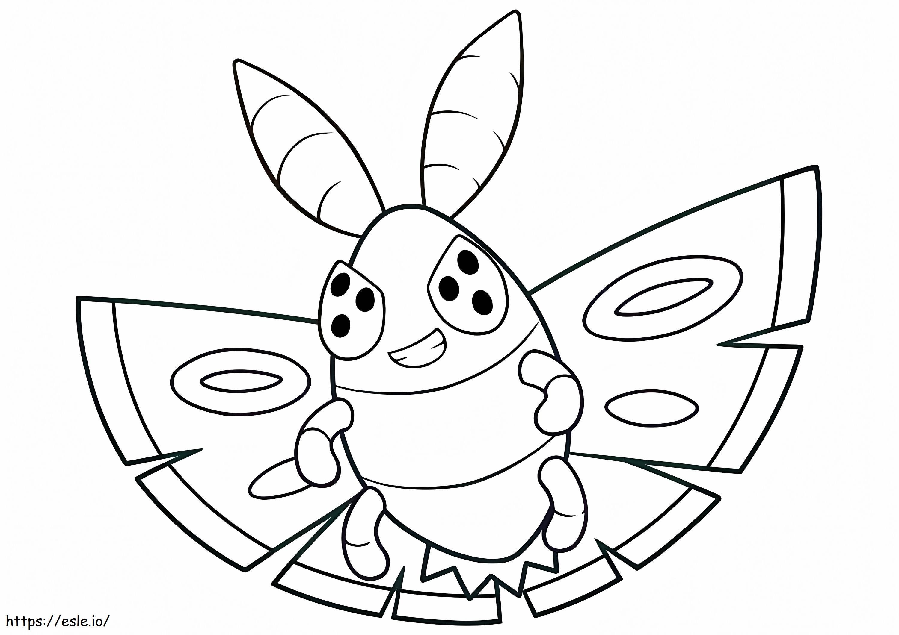 Dustox Pokemon coloring page