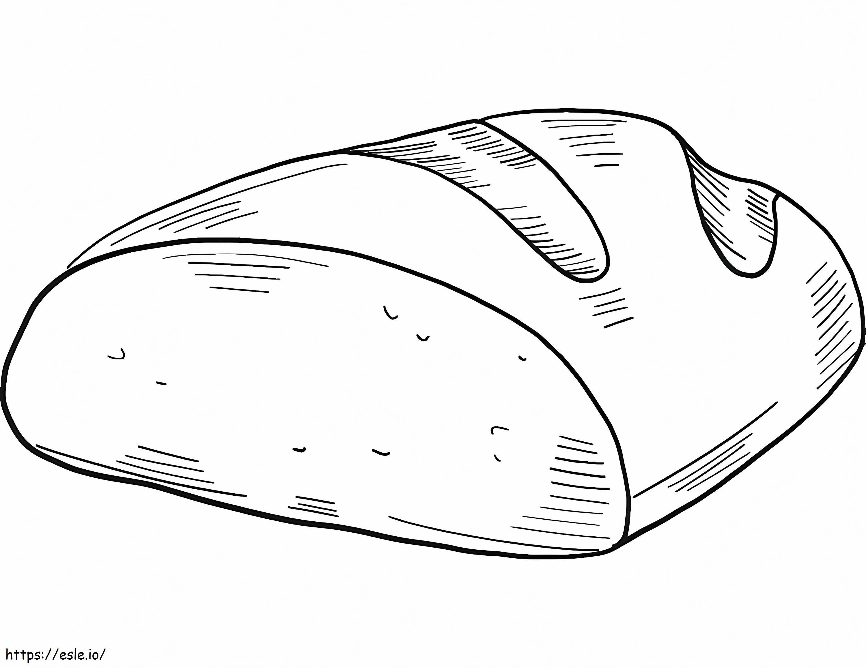 Free Bread To Print coloring page