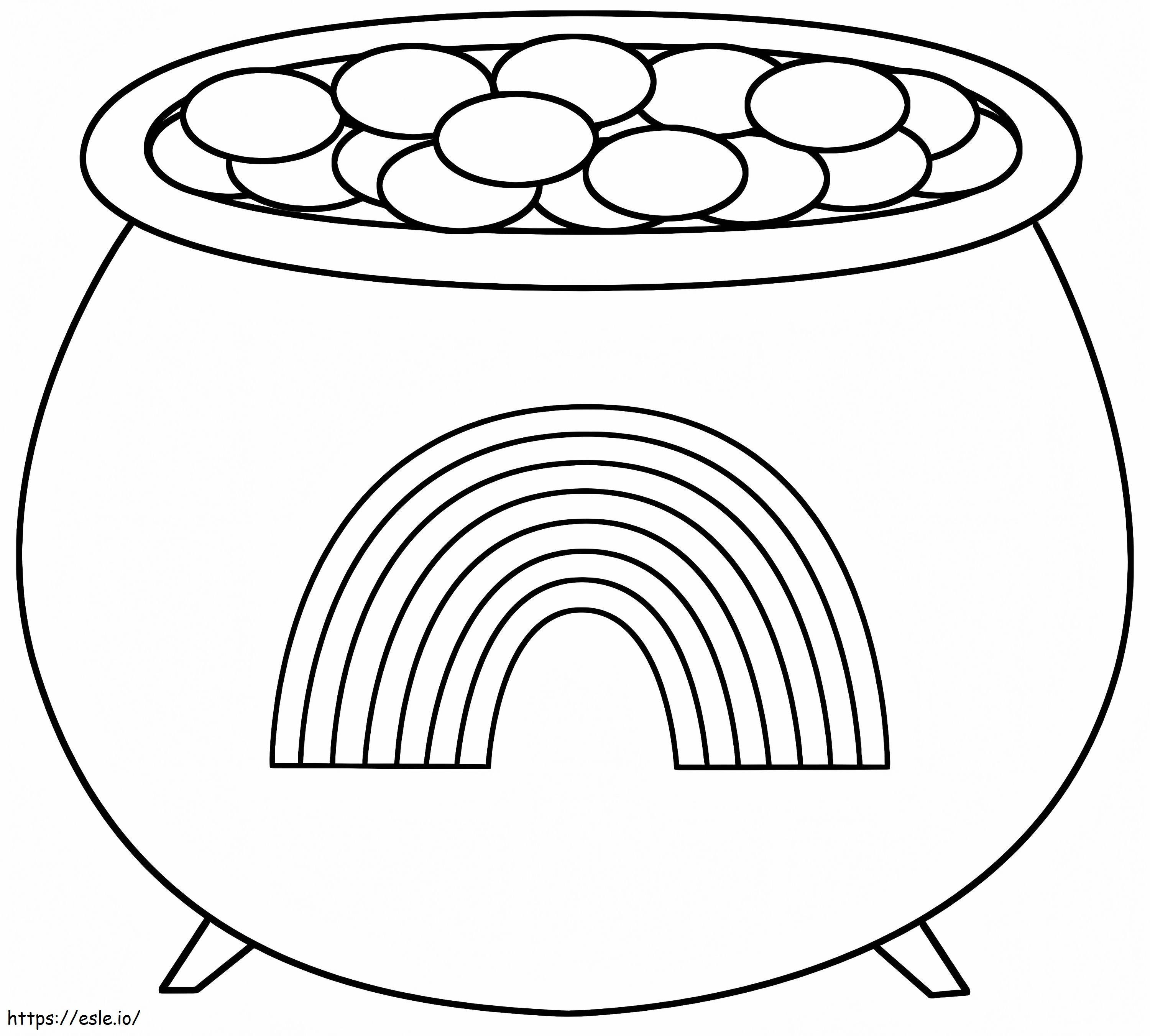 Pot Of Gold 14 coloring page